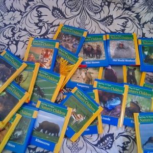 23 double sided animal books.